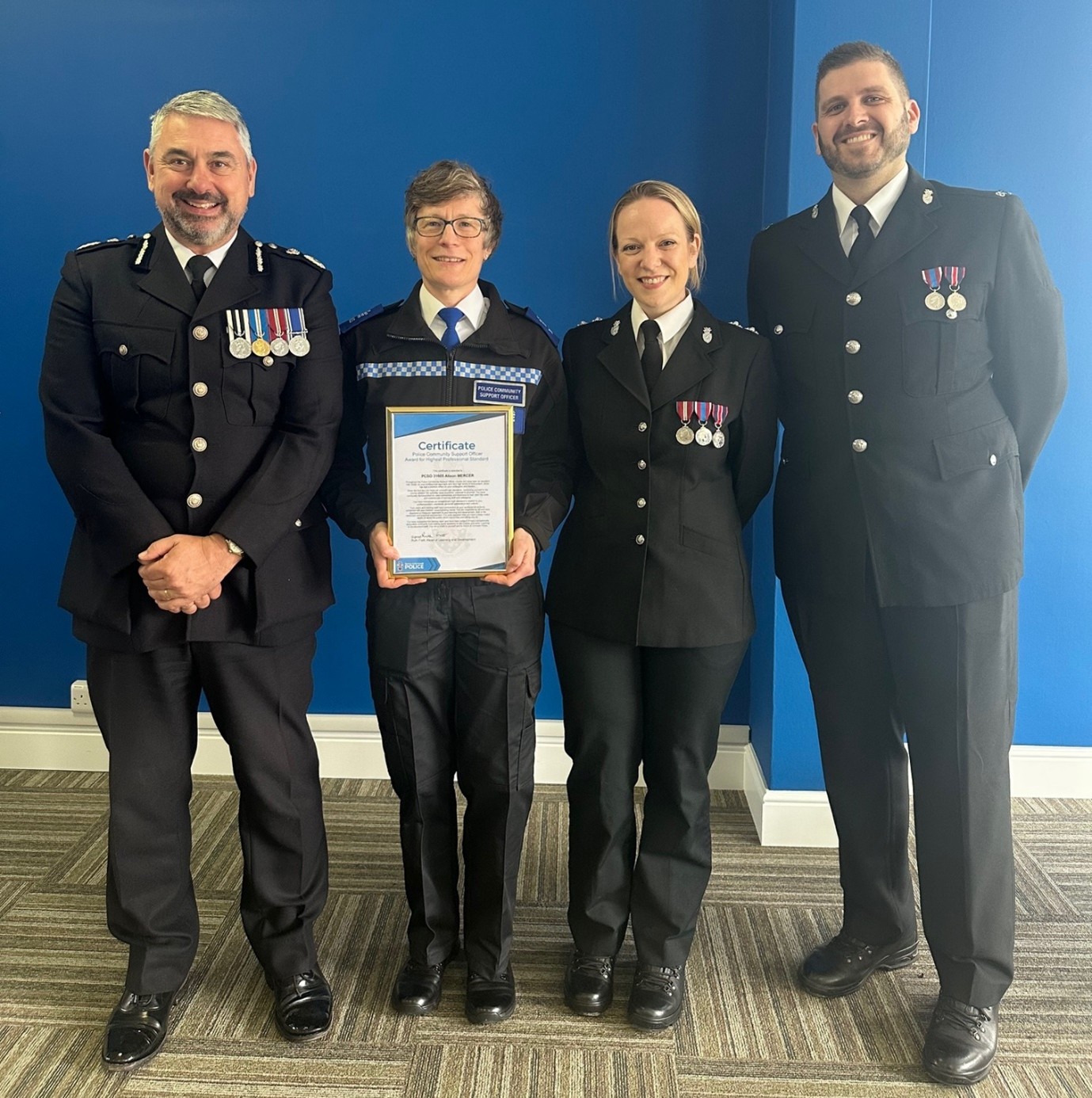 New award-winning PCSO joins policing team in her home North Devon village