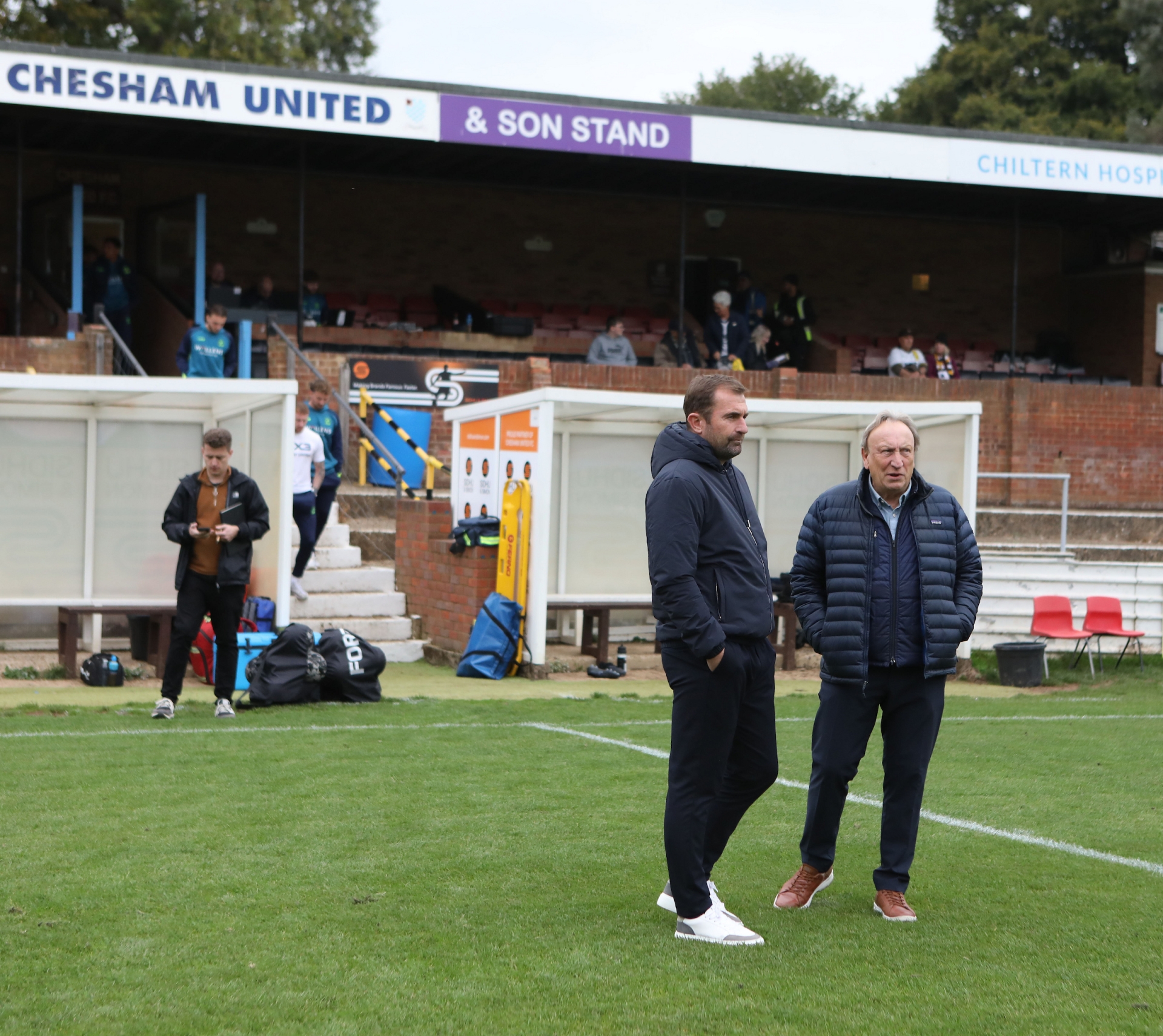 Paul Wotton and Neil Warnock. Pic from PPAUK
