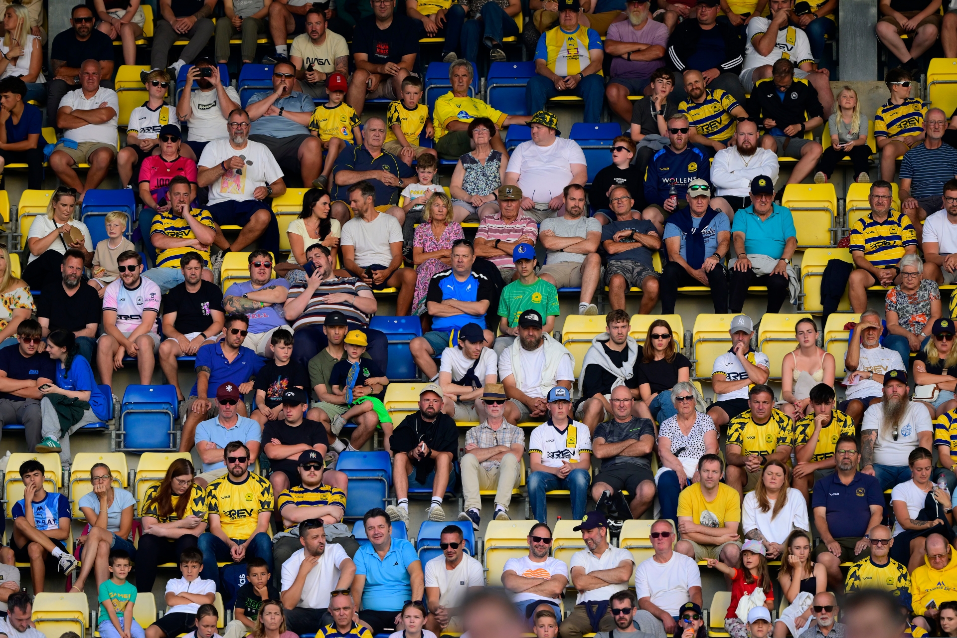 Torquay United's Yellow Army. Pic from PPAUK