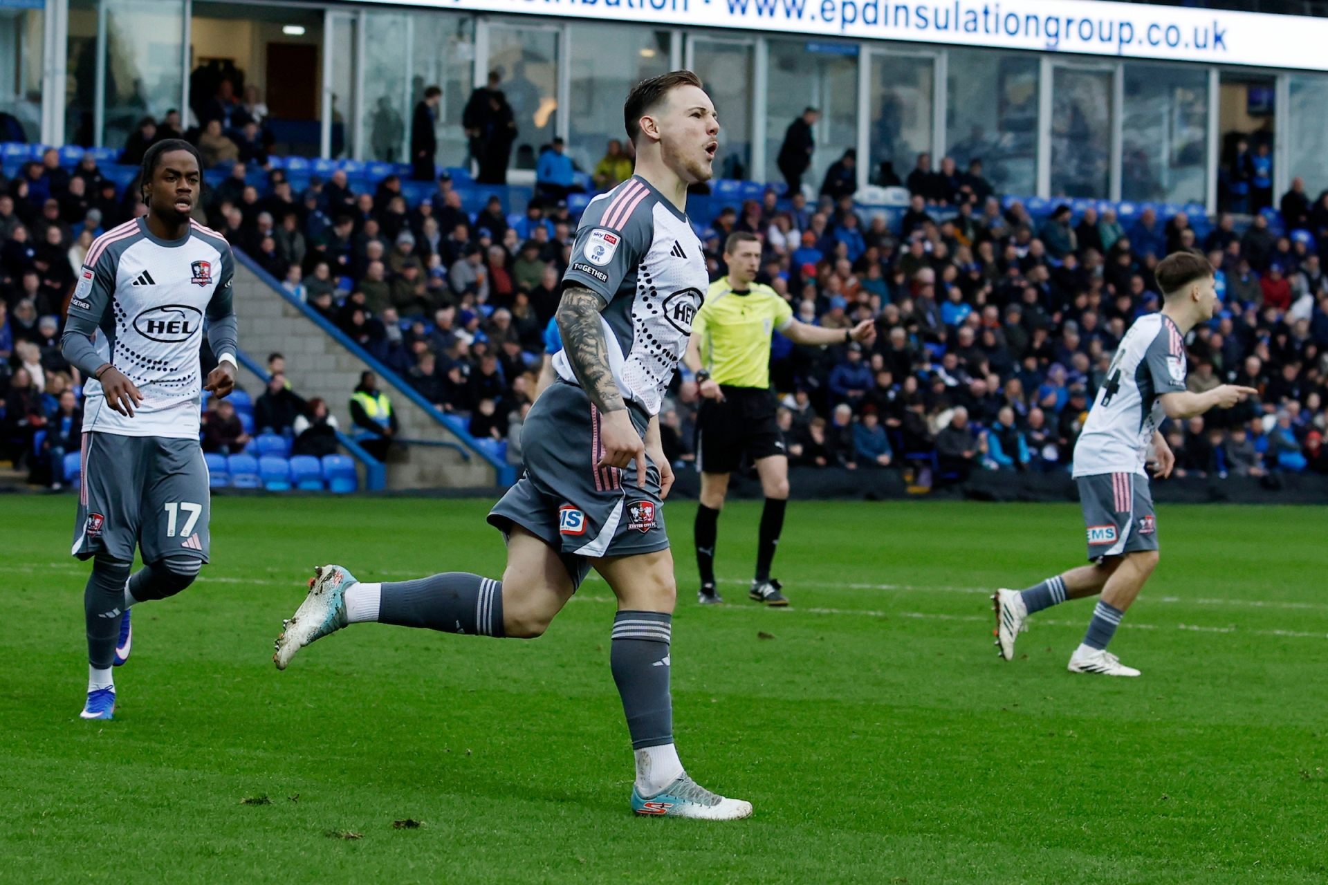 Wareham’s eight-minute hat-trick sparks six-goal thriller at Peterborough