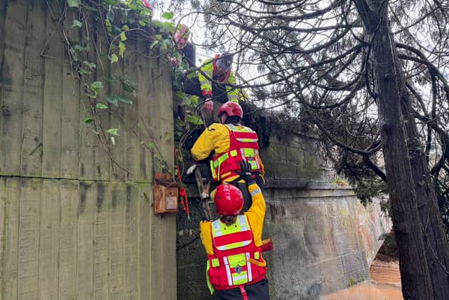 Team members carried out river level monitoring, welfare checks, evacuations from flooded properties and assisted at multiple road traffic incidents involving vehicles in floodwater.
