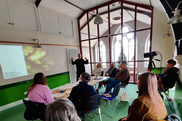 North Tawton gallery artwork draws attention as smocking project completes