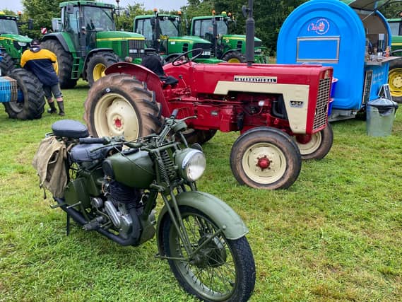 Vintage tractors at County Fair