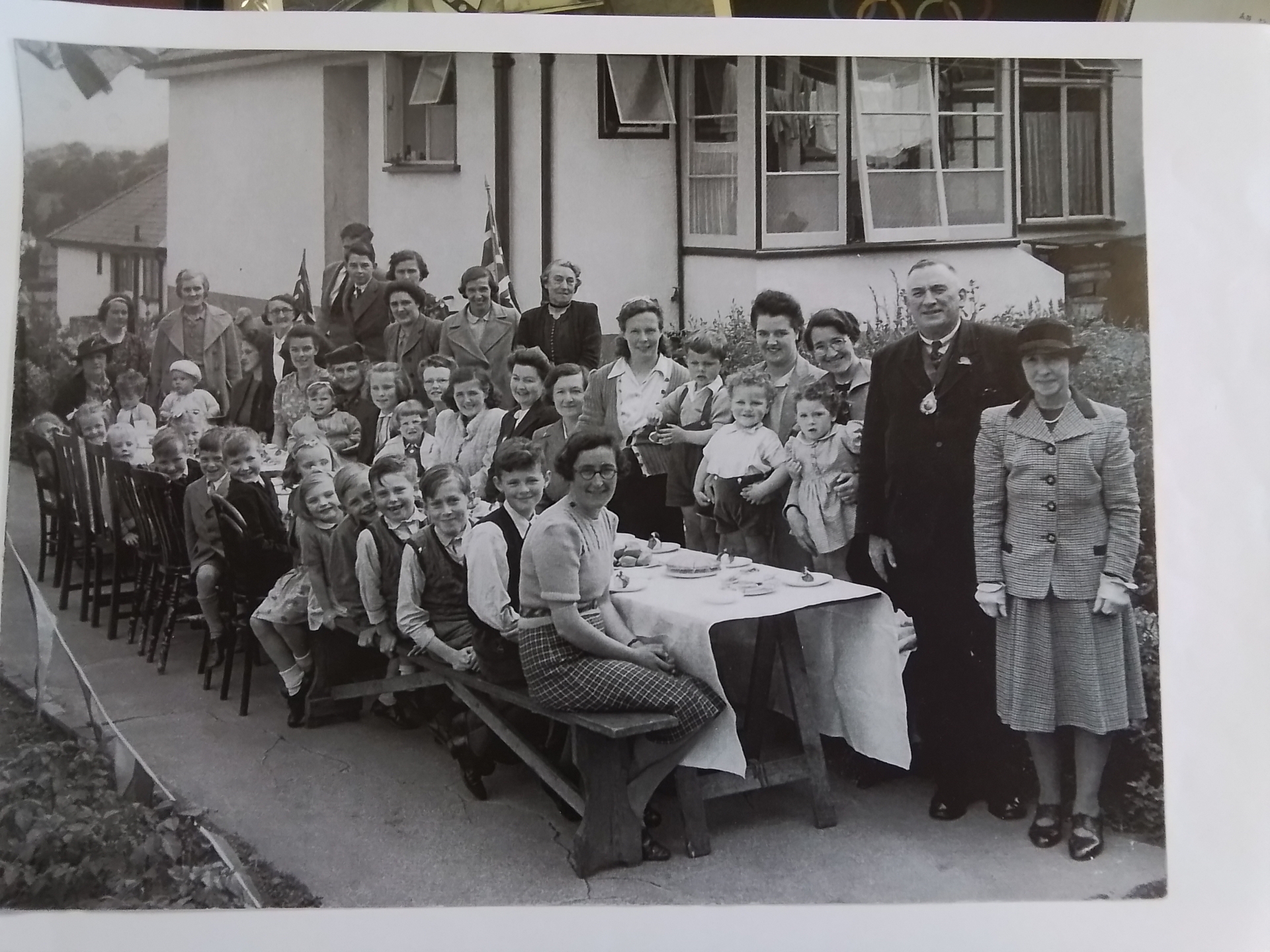 VE Day 1945 party at Primley Park, Paignton. Image: Torquay Library