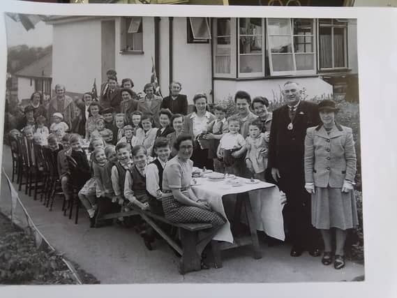 VE Day 1945 party at Primley Park, Paignton. Image: Torquay Library