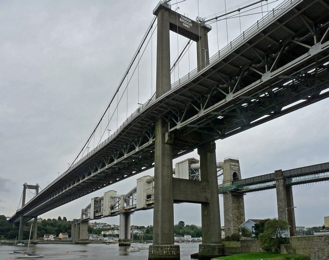 Tamar Bridge. Image: Robin Drayton (Geograph- https-__www.geograph.org.uk_photo_3172935)
