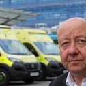 Torbay MP Steve Darling at Torbay Hospital 