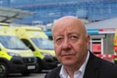 Torbay MP Steve Darling at Torbay Hospital 