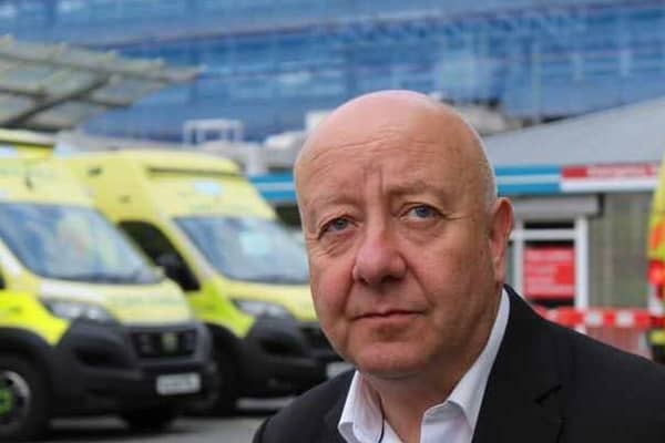 Torbay MP Steve Darling at Torbay Hospital