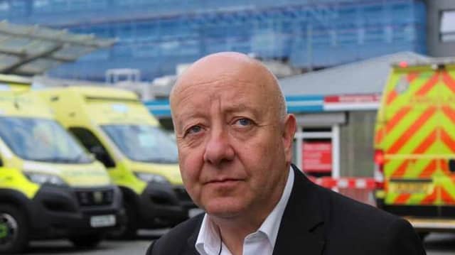Torbay MP Steve Darling at Torbay Hospital