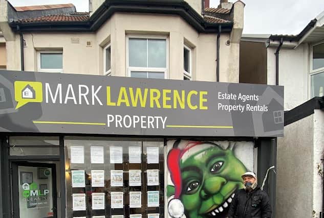 Mark Lawrence, whose property store is currently featuring a very happy-looking Shrek wearing a Christmas hat, agreed that the commission has also benefitted his business. He said: "Szabotage is very talented, and I think you will see a lot more of him around the Bay in the near future."
