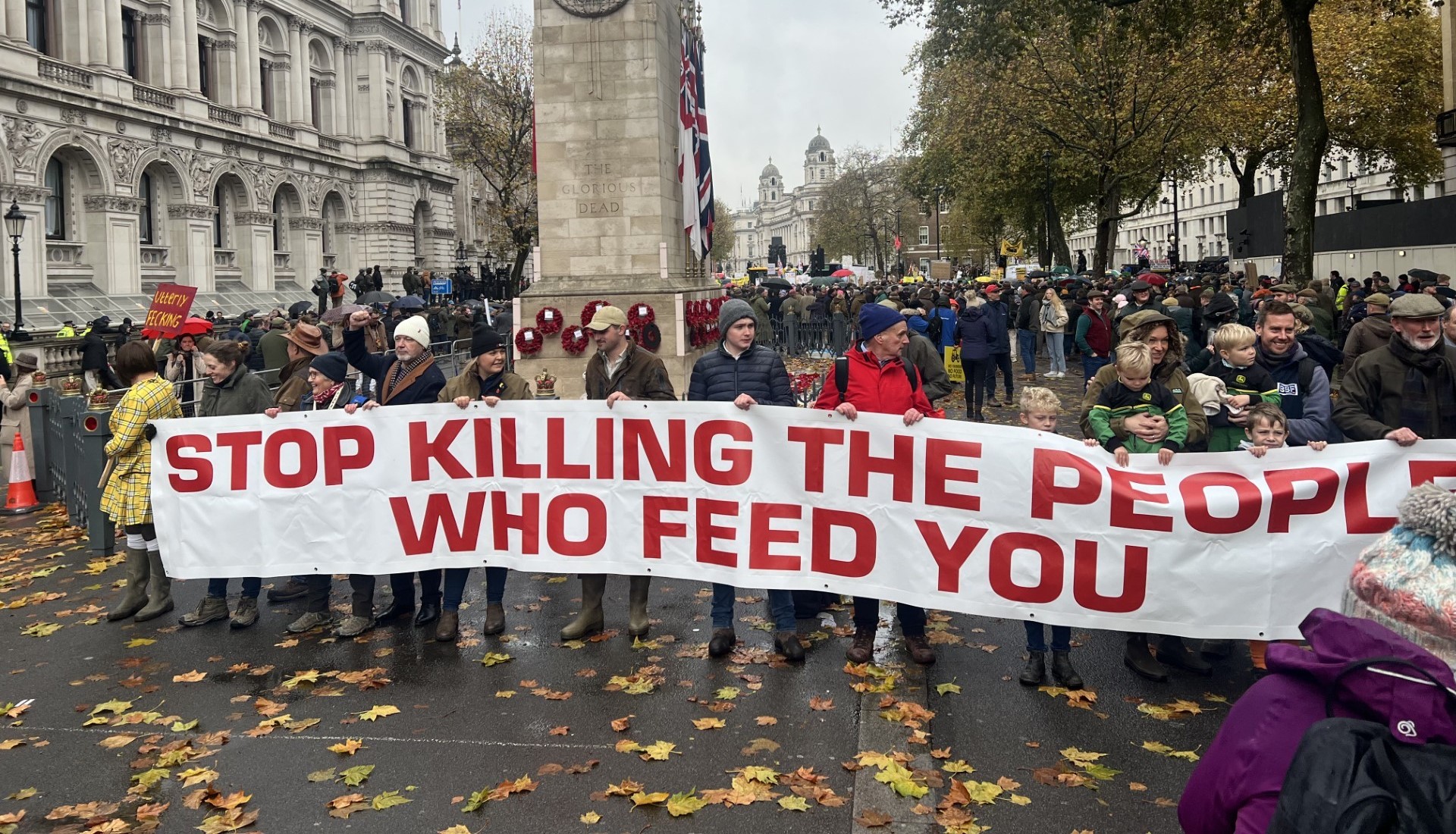 Pictures: Farmers protest over inheritance tax changes