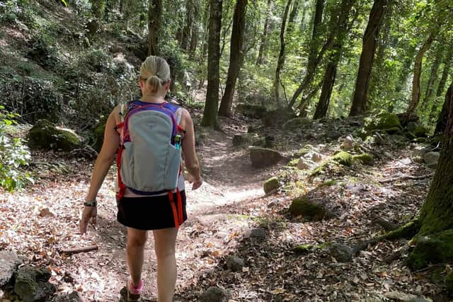 Maureen started virtual walking challenges during lockdown where her daily walk to work clocked up miles on some iconic virtual hikes.