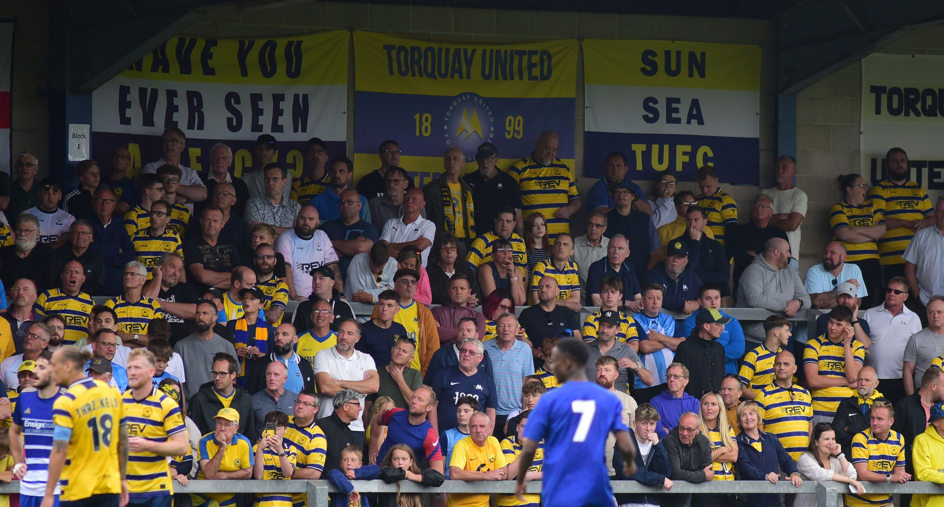 The Yellow Army marching for a new Torquay United