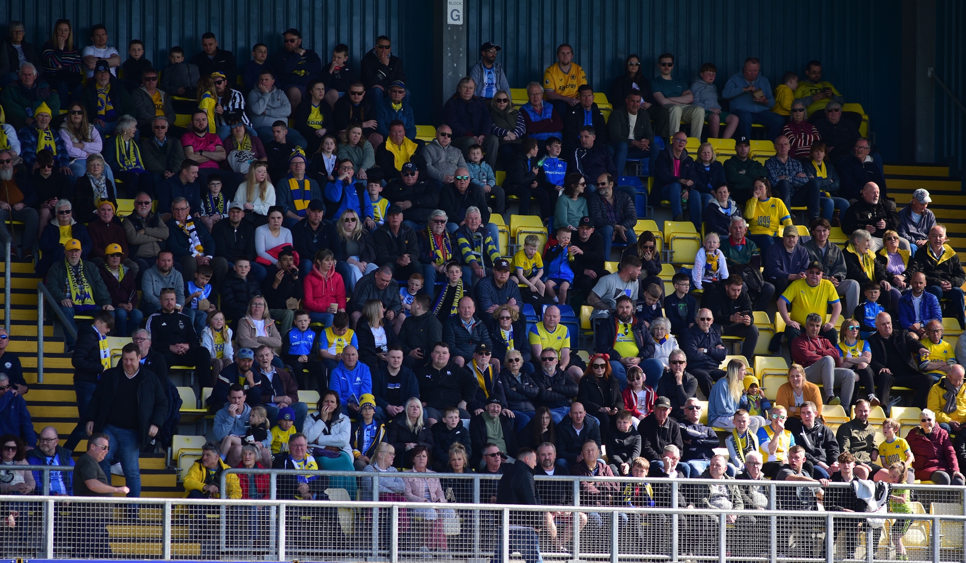 Torquay fans waiting for news. Pic from PPAUK