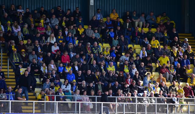 Torquay fans waiting for news. Pic from PPAUK