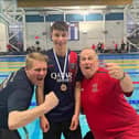 George Backholer, the 50m Backstroke Devon County Gold Medalist