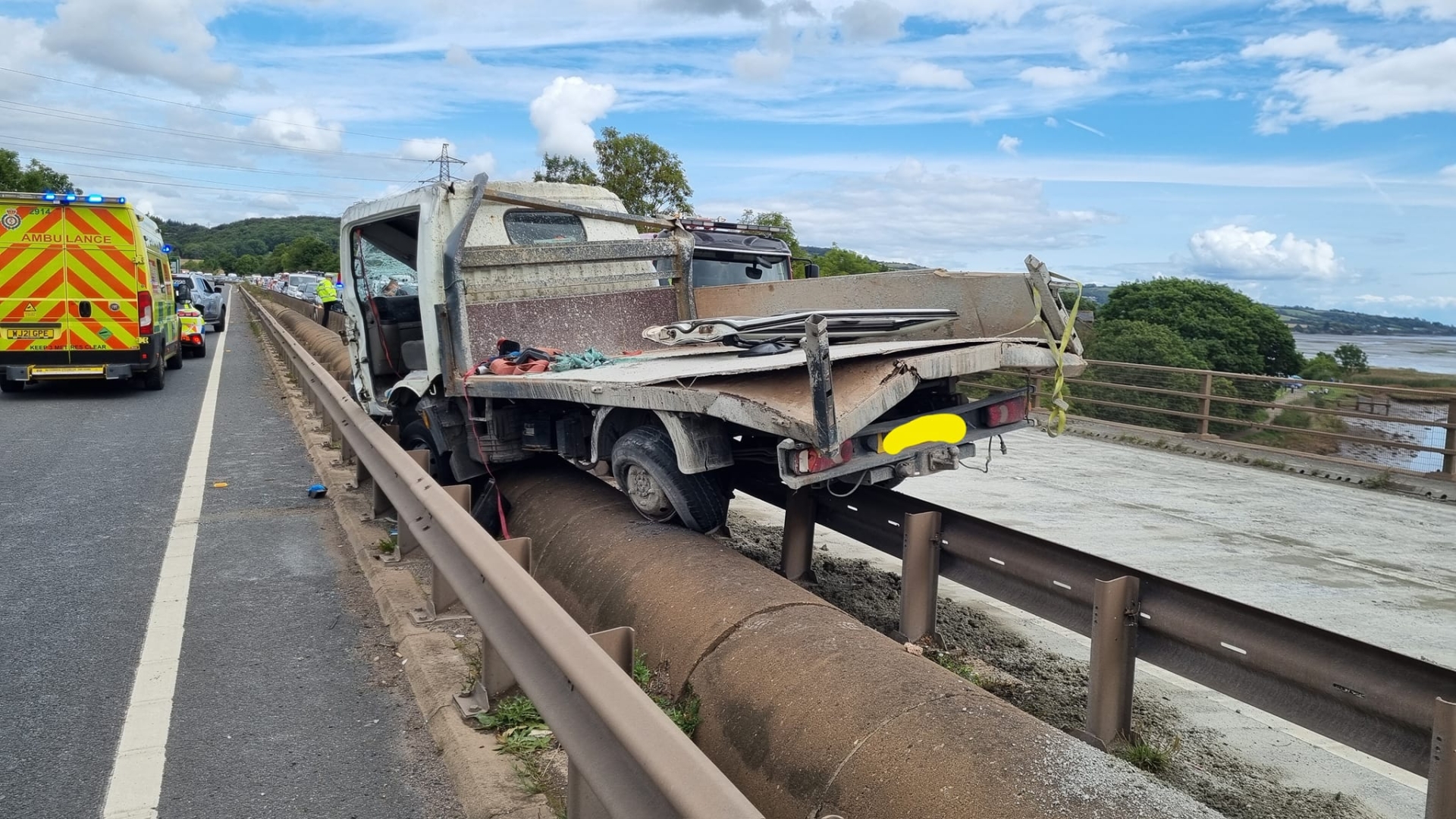 Driver escapes with minor injuries after this crash in South Devon