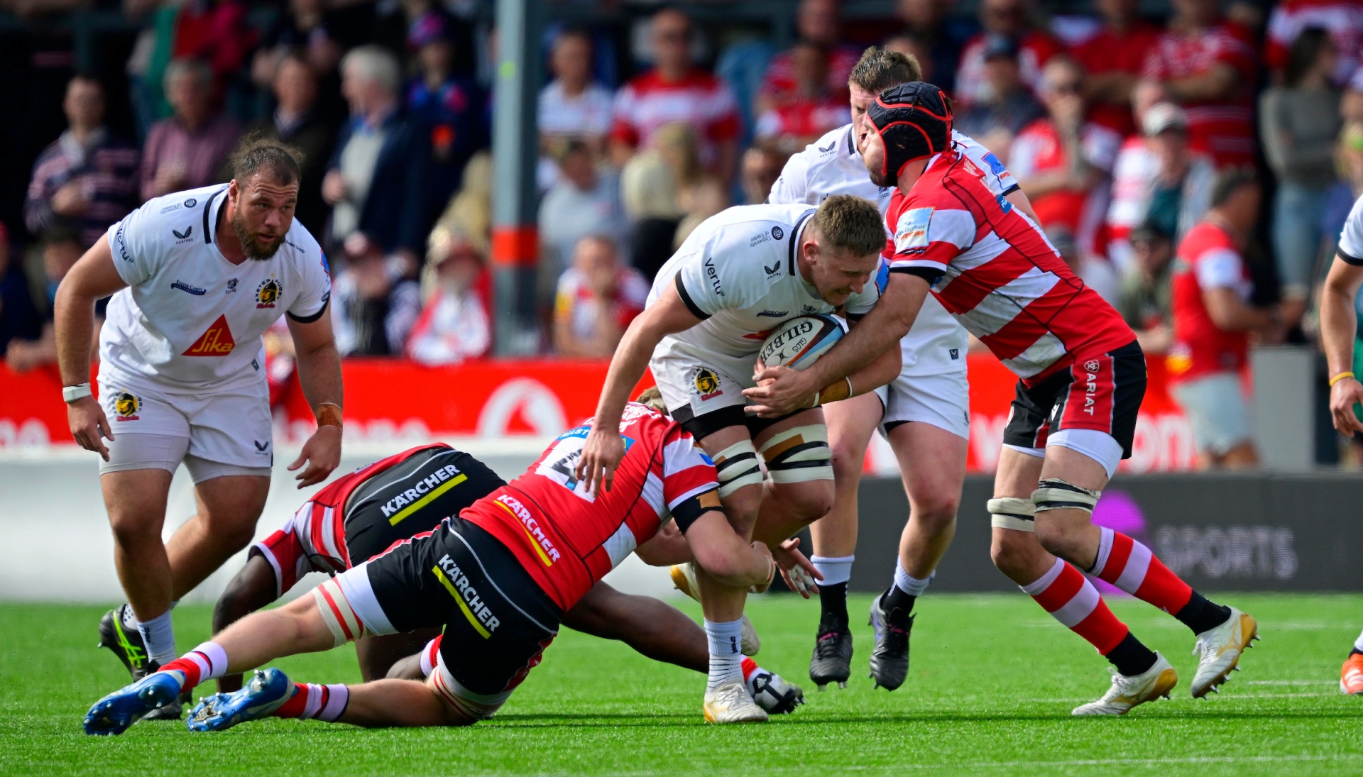 Gloucester Rugby v Exeter Chiefs. Pic from PPAUK