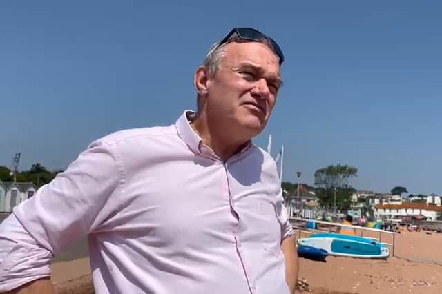 Ed Davey at Goodrington Pic Guy Henderson LDRS