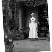 Agatha Christie as a nurse and when she first came across Belgian refugees