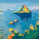 Artizan exhibition:  Thatcher Cove Acrylic on canvas - Claire Jo Harmer