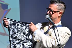 Mr B Gentleman Rhymer at the Torbay Literary Festival