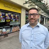 Torquay shopkeeper Andrew Bond