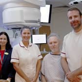 Stephen Dwyer-Lapthorne with the Radiology Team at Torbay and South Devon NHS Foundation Trust