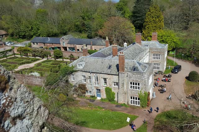 Cockington Court from the roof of the nearby church