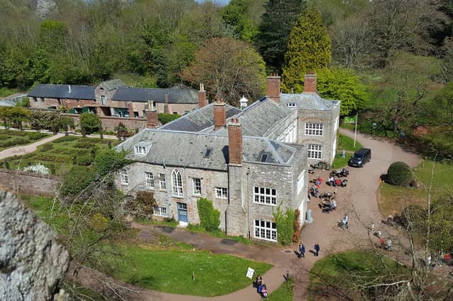 Cockington Court from the roof of the nearby church