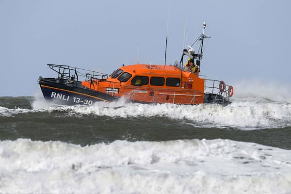 An RNLI Shannon Class Lifeboat 