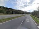 The A380 near Ideford is partially blocked
