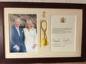 The couple received congratulations from King Charles and Queen Camilla on their 70th anniversary