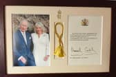 The couple received congratulations from King Charles and Queen Camilla on their 70th anniversary