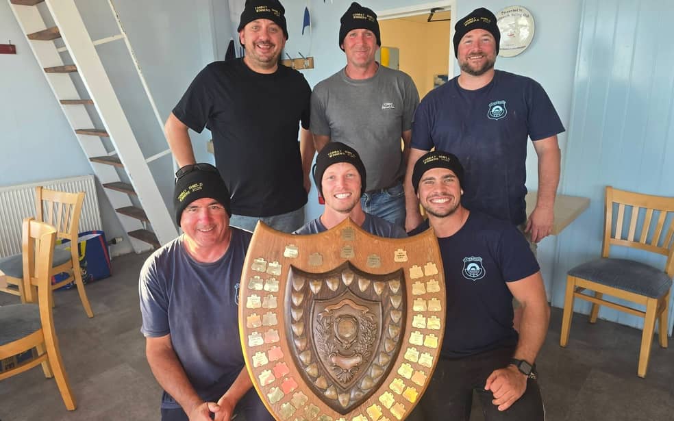 The Torbay shield winning team from Teignmouth SAC