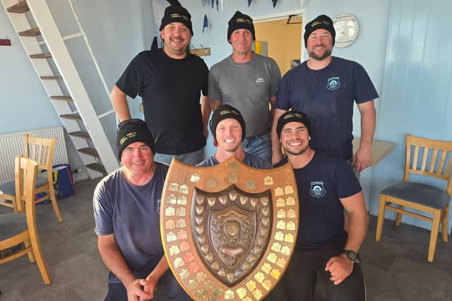 The Torbay shield winning team from Teignmouth SAC