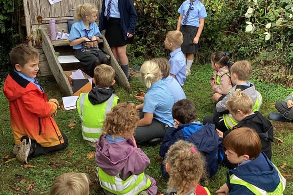 Pupils enjoying Forest Church