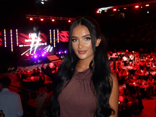 Genna at the National Hair & Beauty Awards