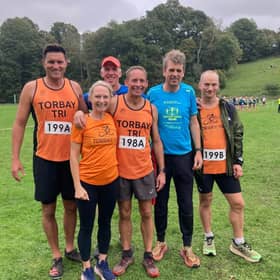 Torbay Tri Club cross country team 