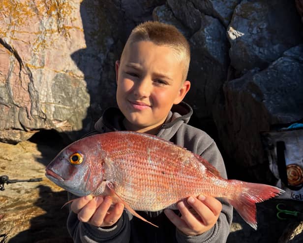 Oliver Cooper with a Couches Bream of 1lb 11oz