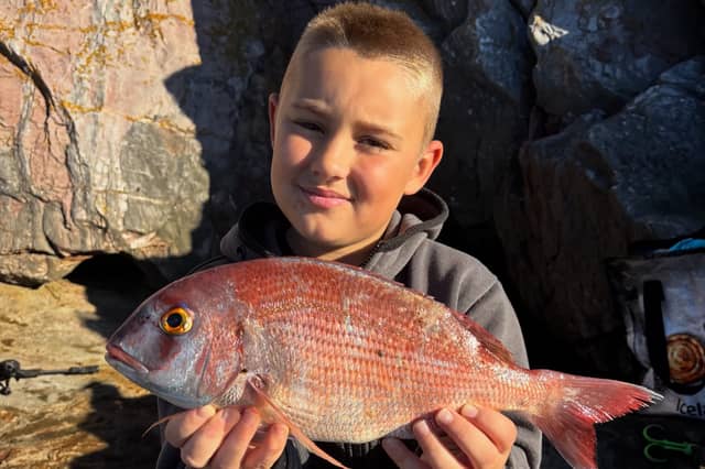 Oliver Cooper with a Couches Bream of 1lb 11oz