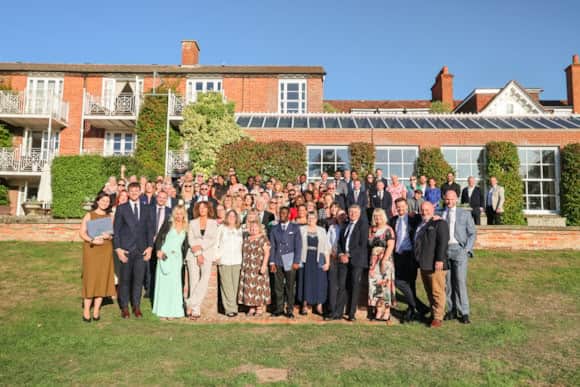 Guests assembled at the Agincare Heroes Awards 2026 at Chewton Glen Hotel in New Milton, Hampshire