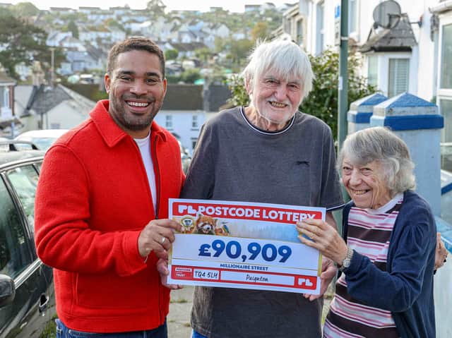 Jack and Jane celebrate their second Postcode Lottery win