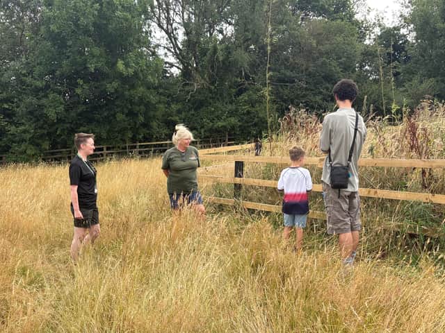 Some of the young participants taking photographs during their sessions