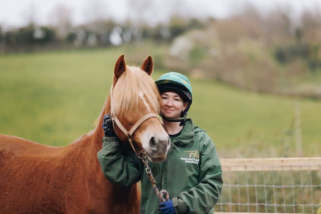 Eva Novi returned to the horse sanctuary that helped her overcome her severe anxiety