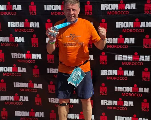 Shaun Collier after the Moroccan Ironman