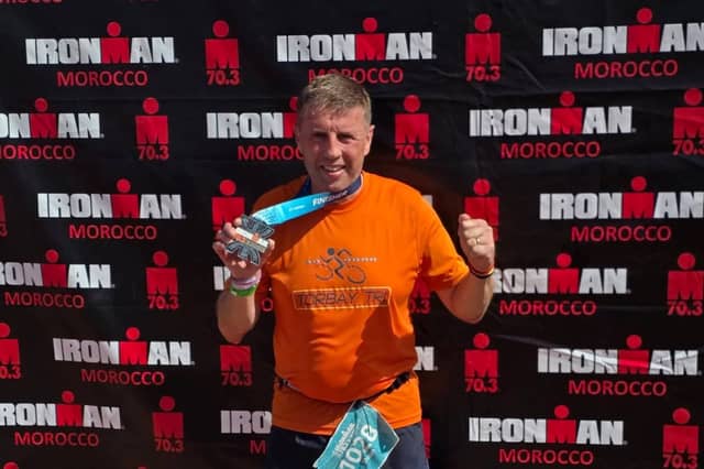 Shaun Collier after the Moroccan Ironman