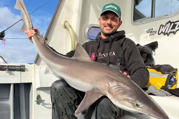 James Trevett with a Tope of 40lbs