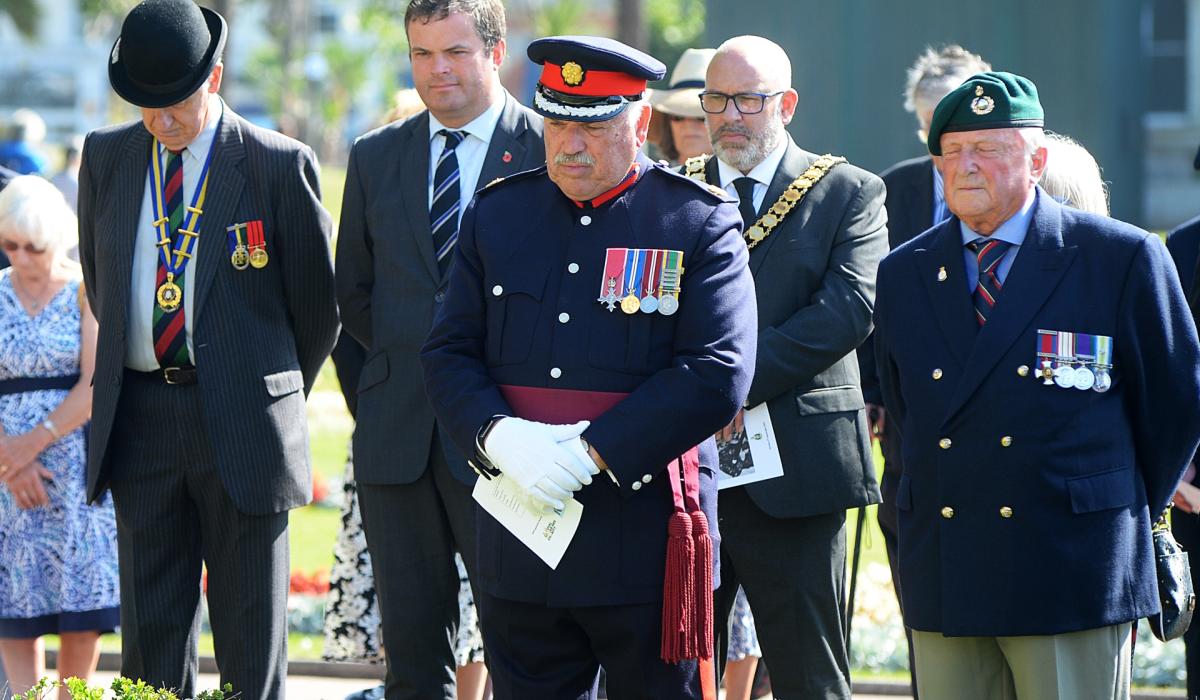 'Correct' memorial plaque rededicated to honour Torquay Falklands war